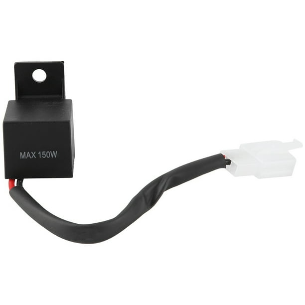 2-Pin Motorcycle Flasher Relay for LED Turn Signal Bulbs Hyper Flash Relay 2-Pin Motorcycle Flasher Relay for LED Turn Signal Bulbs Hyper Flash Relay